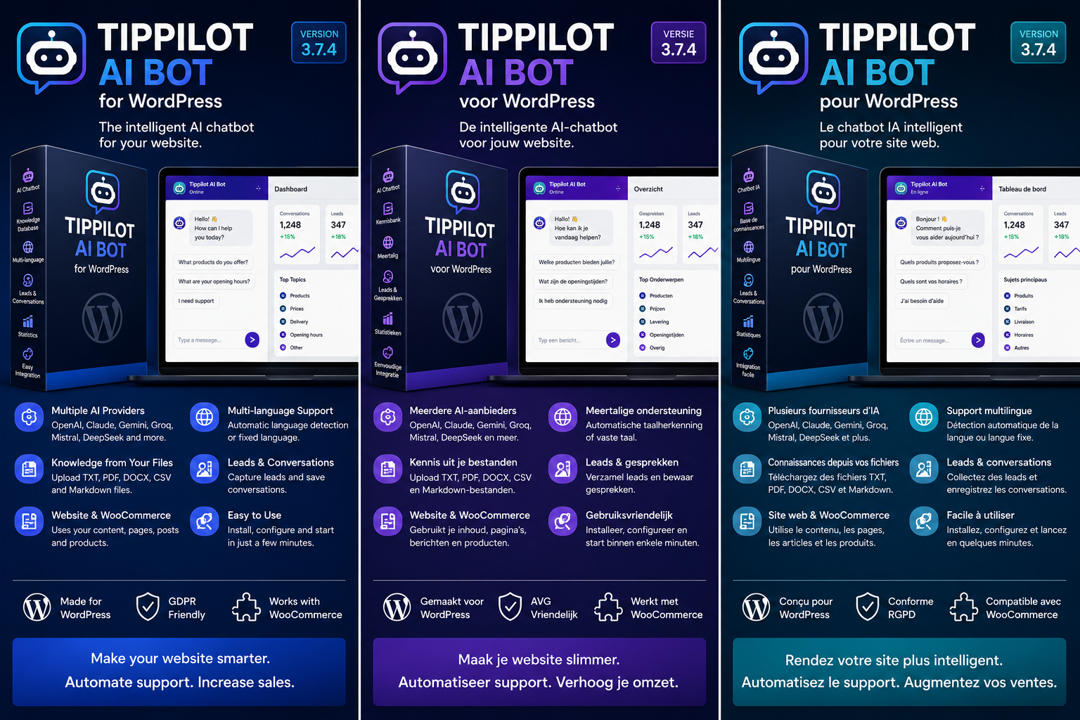 Tippilot AI Bot für WordPress