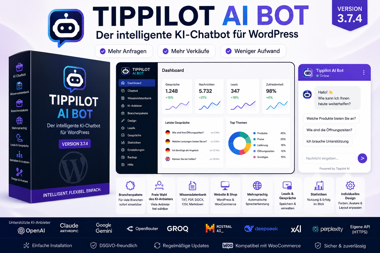 Tippilot AI Bot für WordPress